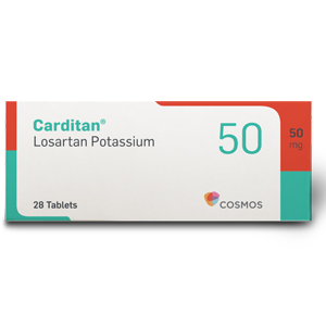 Carditan 50mg Tabs 28s